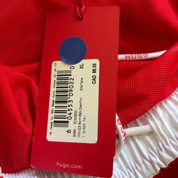 Hugo Red Men's Swim Trunks - Size XL - NWT - Picture 3 of 11